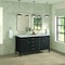 James Martin Vanities 60'' Double Vanity, Carbon Oak w/ 3 CM Victorian Silver Quartz Top 485-V60D-CBO-3VSL - alternate 5